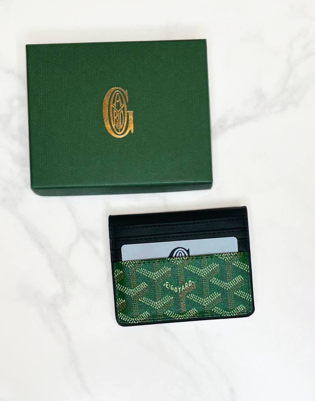 Green Goyard Cardholder - D235
