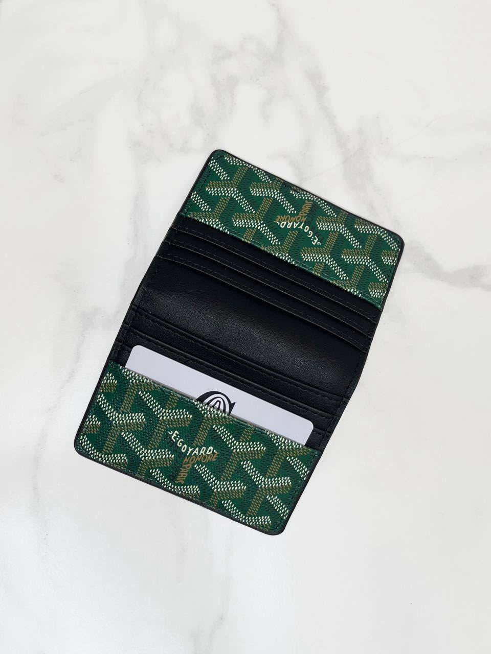Green Goyard Cardholder - D235